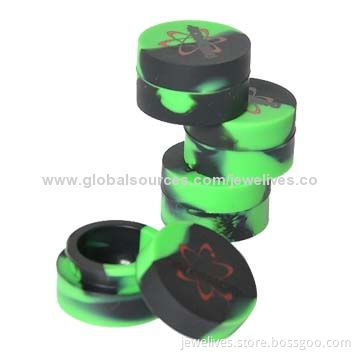 Oil slick container jar for wax, for sale